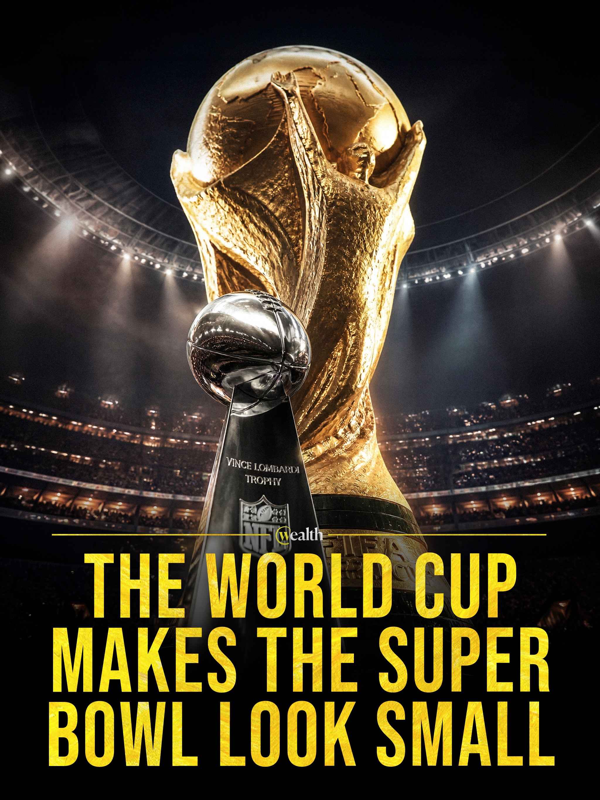 One World Cup final can dwarf the Super Bowl’s audience. ⚽️

FIFA said Argentina’s win over France on December 18, 2022 was the most-watched World Cup final on record. Nielsen said Super Bowl LX averaged 125.6 million viewers across NBC, Telemundo, Peacock and digital platforms on February 8, 2026.

That makes the Super Bowl the biggest night on U.S. television, but still much smaller than football’s largest global audience. The comparison shows how one World Cup match can outdraw America’s biggest annual broadcast.

#FIFAWorldCup #SuperBowl #SportsMedia #TVRatings #Football