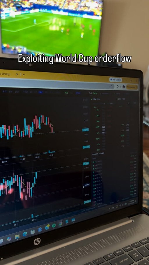 1% edge per trade. 1% edge is all it takes. #trading #predictionmarket #analysis #orderflow 

Comment “CHART” for the free charting platform I use