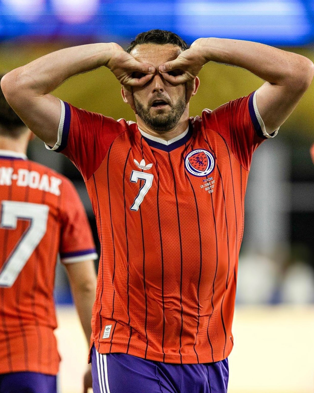 Scotland have their first World Cup goal in 28 years! 🏴󠁧󠁢󠁳󠁣󠁴󠁿

It’s been 10,225 days since Craig Burley found the net against Norway at World Cup ‘98. 🤯

Super John McGinn ending the wait and sending the Tartan Army into raptures! 🎊