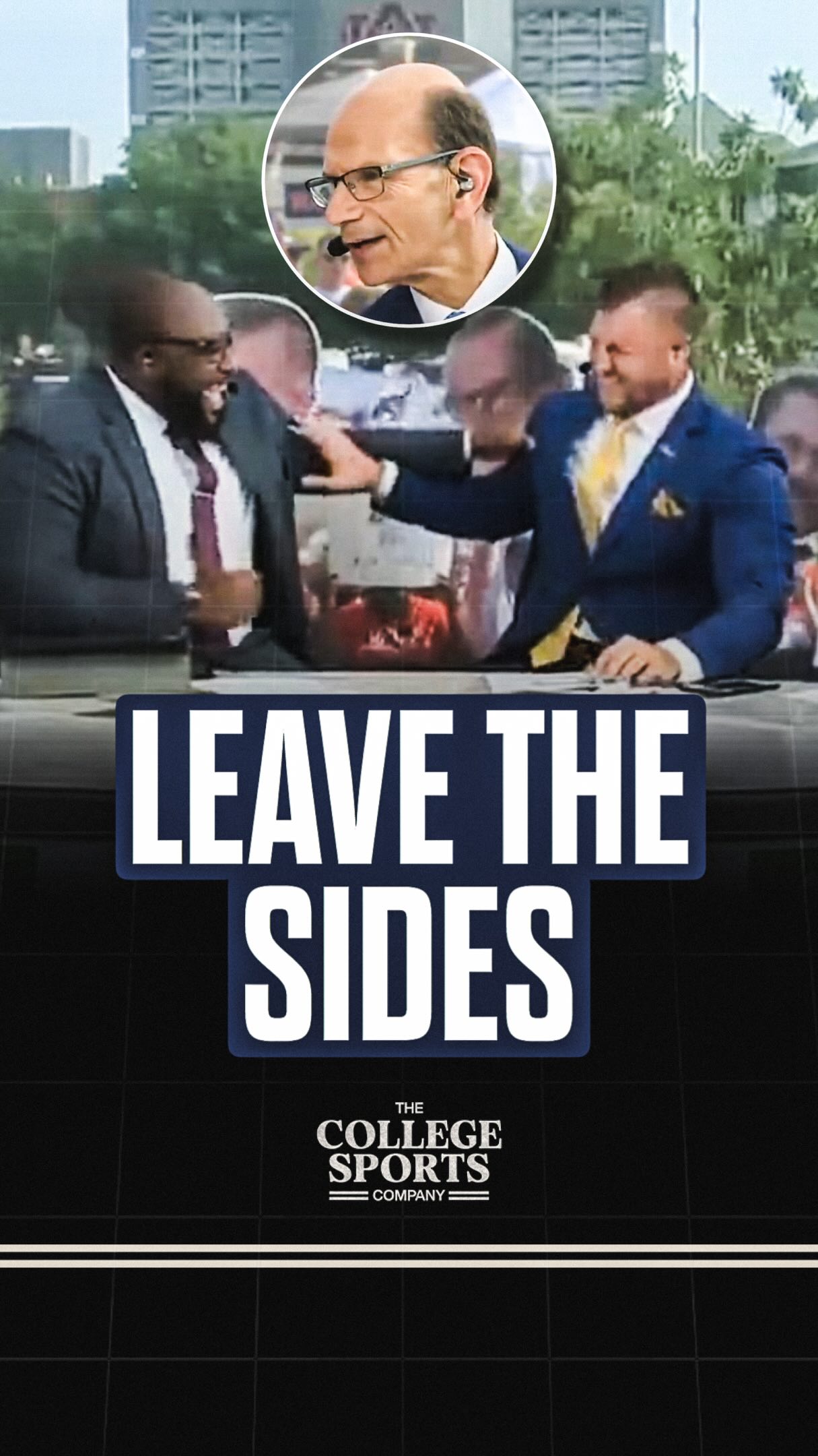 Posting one college football clip every day until the start of the season 🏈

Paul Finebaum catching strays about his haircut will never not be funny 🤣

#funny #fyp #football #cfb #collegefootball