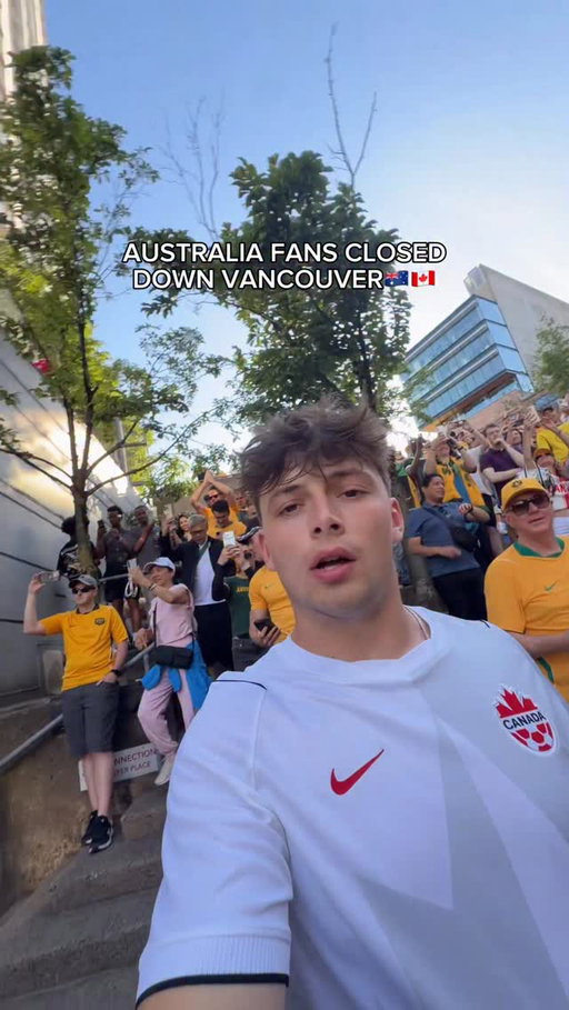 AUSTRALIA TAKEOVER VANCOUVER!!! 

#worldcup2026 #vancouver #socceroos