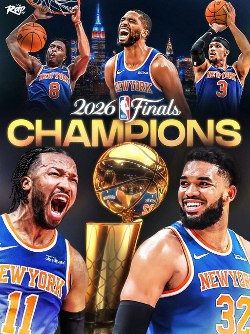 The New York Knicks have won the 2026 NBA Finals‼️🏀

They defeated the San Antonio Spurs in 5 games to win their first title since 1973 🤯

How are y’all feeling about the Knicks⁉️