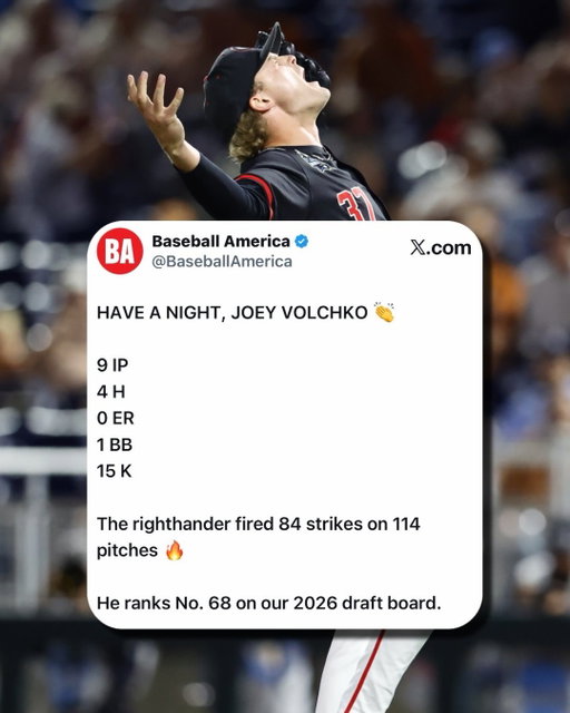 JOEY VOLCHKO COMPLETE GAME IN OMAHA ‼️

📸: @bigedmachine
🎥: @baseballuga