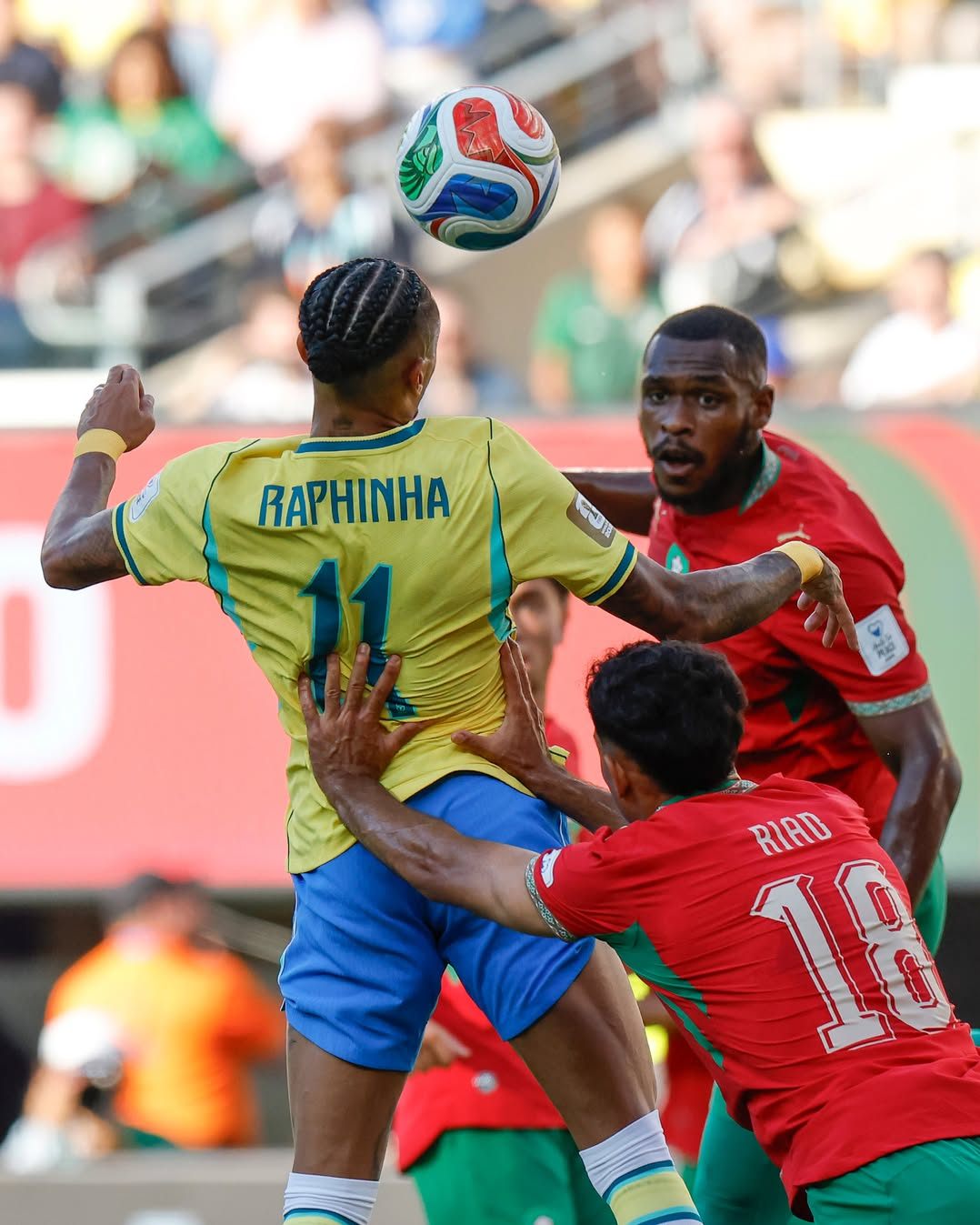 🌎 𝗪𝗢𝗥𝗟𝗗 𝗖𝗨𝗣 𝟮𝟬𝟮𝟲

👉 Raphinha's Brazil opened their World Cup campaign with a 1-1 draw against Morocco. The Barcelona winger played the full 90 minutes in the tournament opener.

Raphinha ha estat el primer culer a participar en el Mundial 2026. El blaugrana ha disputat els noaranta minuts en l'empat de la selecció brasilera davant el Marroc.

📸  @brasil / Rafael Ribeiro / Nelson Termé