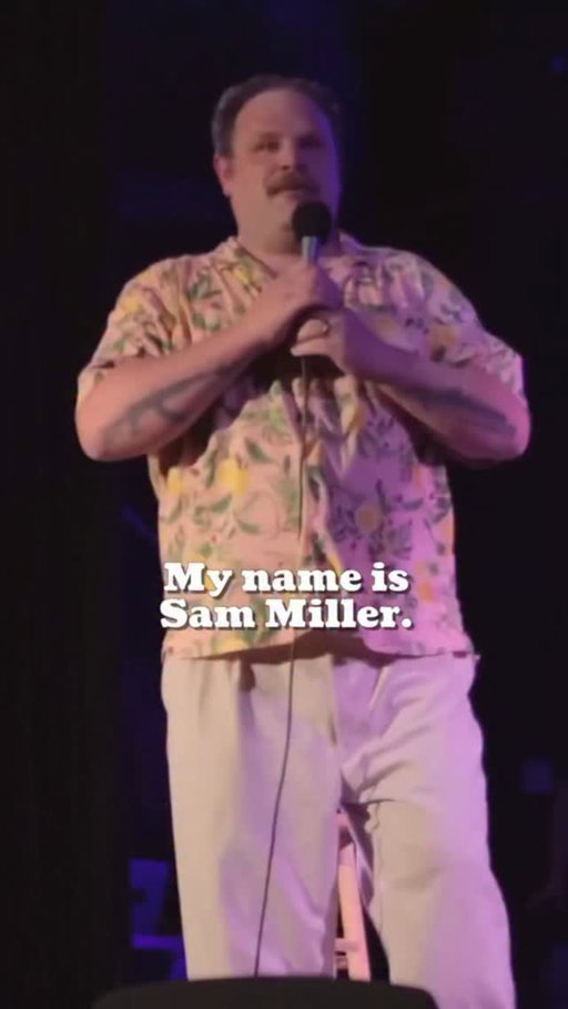 I know I've been doing this joke a long time because I've been sober 18 years now.
I didn't know I still had footage of this joke. It's the second thing that ever went viral for me. I used to be self-conscious because I do this joke at pretty much every show, but I realize people don't really care. I also do tons of new material right after it. The t-shirts that I sell after my set reference the joke so I don't really have a choice. I'm working on a new t-shirt design right now, so pretty soon I will retire this joke. I got to say I'm going to miss it. If you haven't seen it, I hope you enjoy it. I also hope you come see me live.

6/14 Madras, OR
6/17 Marysville, WA
6/19 Montgomery, AL
6/20 Birmingham, AL
6/21 Tampa, FL
6/25 Sioux Falls, SD
6/26-6/27 Rapid City, SD
7/10 San Antonio, TX
7/11 Odessa, TX
7/18 Chehalis, WA
7/31 Kalama, WA
8/1 Birch Bay, WA
8/7 Moses Lake, WA
8/15 Eureka, CA
8/18 Marion, IL
8/19 Little Rock, AR
8/20 Tulsa, OK
8/22 Kansas City, KS
8/23 Lawrence, KS
8/27 Boise, ID
8/28 Bend, OR
8/29 Hood River, OR
9/3 Brush Prairie, WA
9/18 Prosser, WA
9/19 Hillsboro, OR 

#standupcomedy #standup #sammiller #wedorecover