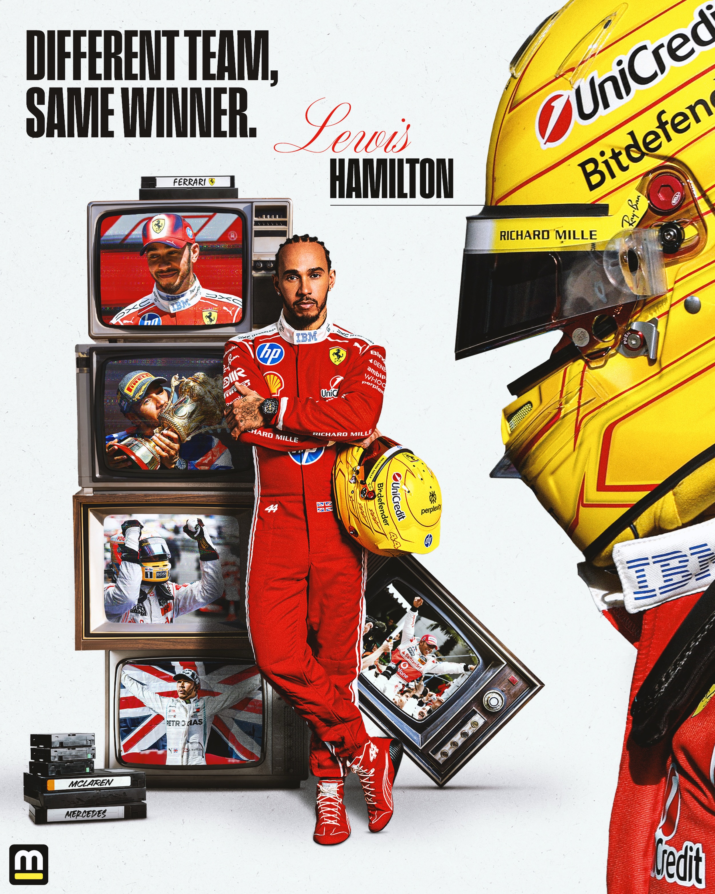 LEWIS HAMILTON WINS FOR FERRARI!
 
HIS FIRST GRAND PRIX WIN IN RED! 🔴