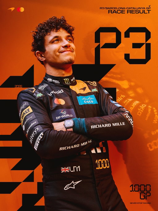 P3 for LN1 🫶 

#McLarenF1