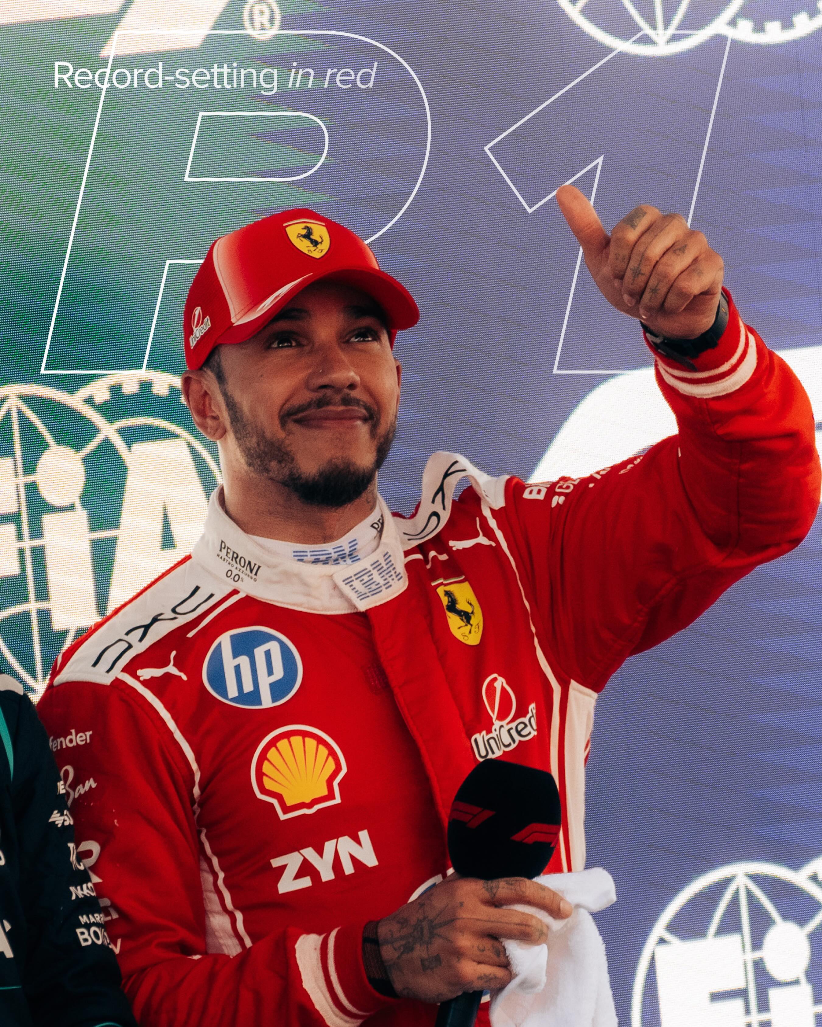 A milestone win. A historic record. A legendary career. 🏆

With his first victory in Ferrari red, @lewishamilton just became the most successful driver ever at the Spanish Grand Prix, achieving a record-breaking 7 wins.

As an Official Team Partner of Scuderia Ferrari HP, we’re proud to celebrate a moment that adds yet another remarkable chapter to the legacy of a champion.