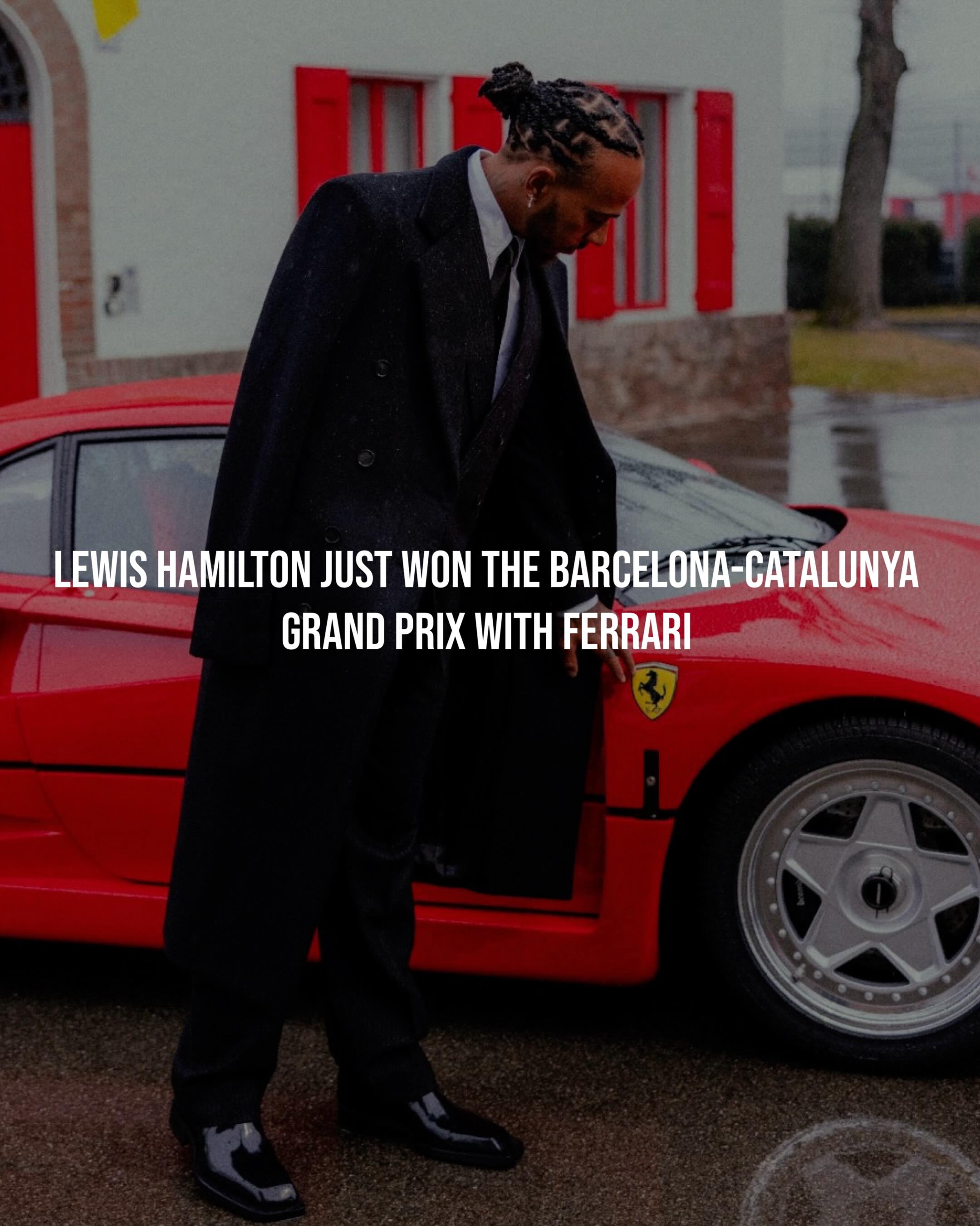 LEWIS HAMILTON WINS THE BARCELONA-CATALUNYA GRAND PRIX WITH FERRARI‼️
