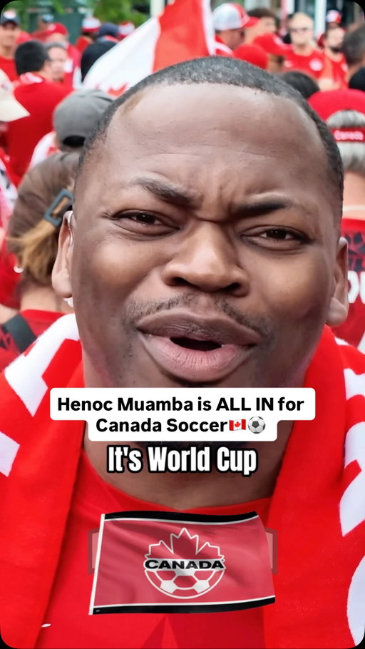 Grey Cup Champion @he_whoknocks is focused on a different kind of football right now!

Henoc is in FULL support mode for @canadasoccer 🇨🇦⚽️

Would he make a good number 9 though?🤔

#WorldCup #FIFAWorldCup #CFL #WeAreToronto #Canada