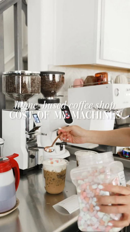 Got a couple questions about the cost of my equipment in my home-based coffee shop, so here's the breakdown! 🫣☕️ #coffee #azcoffee #espresso #homebasedcoffeeshop #icedcoffeerecipe