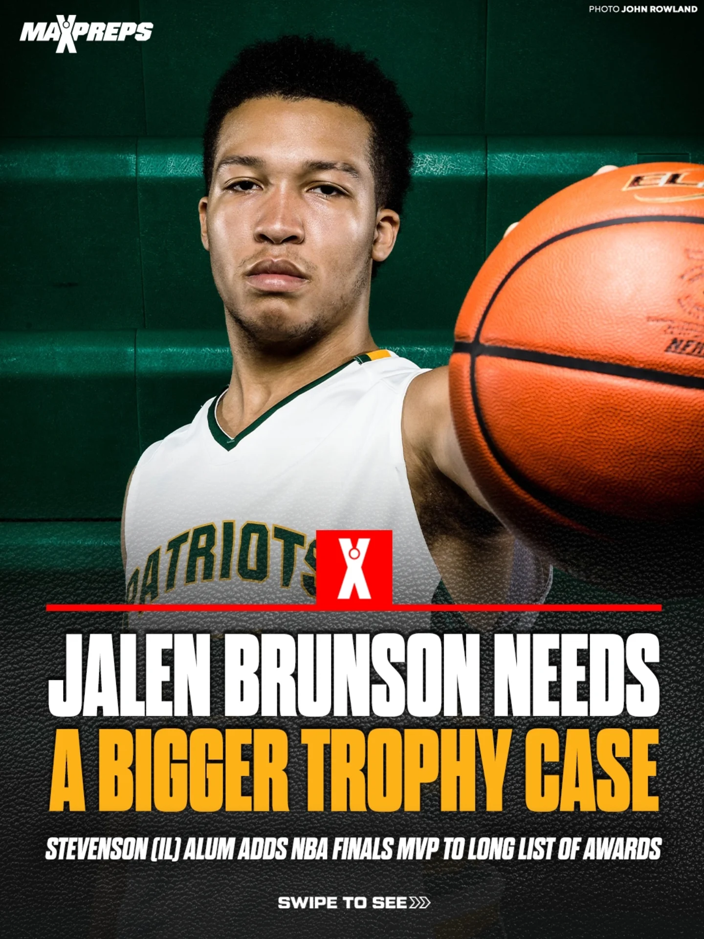 All Jalen Brunson does is win. 🏆🥇