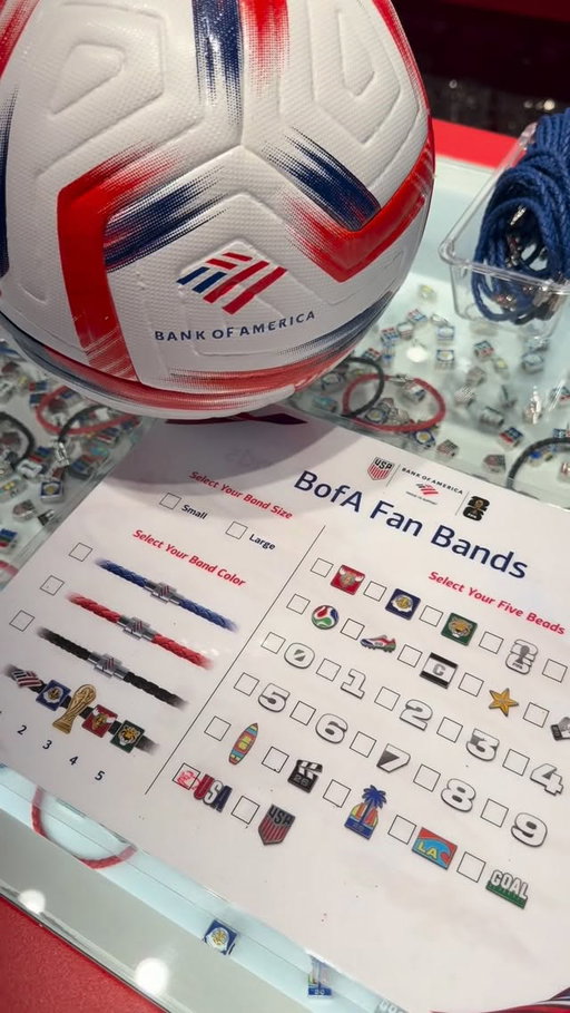 U.S. Soccer House, presented by Bank of America, is officially open! Roll on by now through June 26 ⚽️