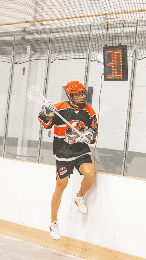 Here’s what @daltonkane_ lives for Mr Saturday Night when he transitions he goes to the net and gets it in for the @sn.rivermen welcome back after @haudenosaunee_nationals training