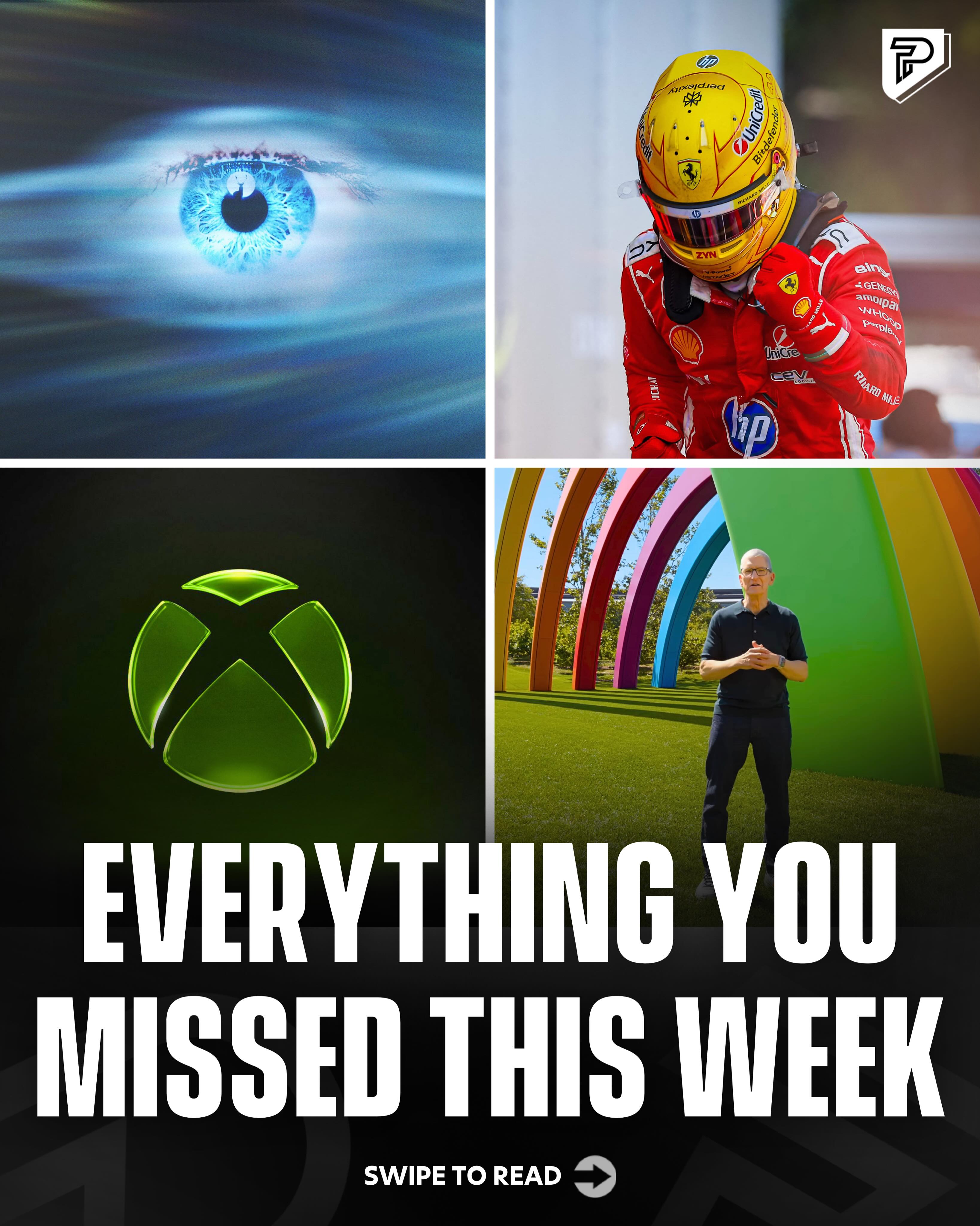 A big week to catch up on. Lewis Hamilton took his first ever win for Ferrari at the Barcelona GP, calling it an “impossible dream” as he crossed the line ahead of George Russell and Lando Norris for his 106th career victory. Meanwhile Apple’s WWDC kicked off with Tim Cook taking the stage for what will be his final keynote as CEO before John Ternus takes over in September.

Xbox also held its 2026 Games Showcase celebrating 25 years of Xbox, announcing a limited edition Series X25 console and confirming “Gears of War: E-Day” as a 2026 exclusive.

#Pubity #Viral #Breakingnews