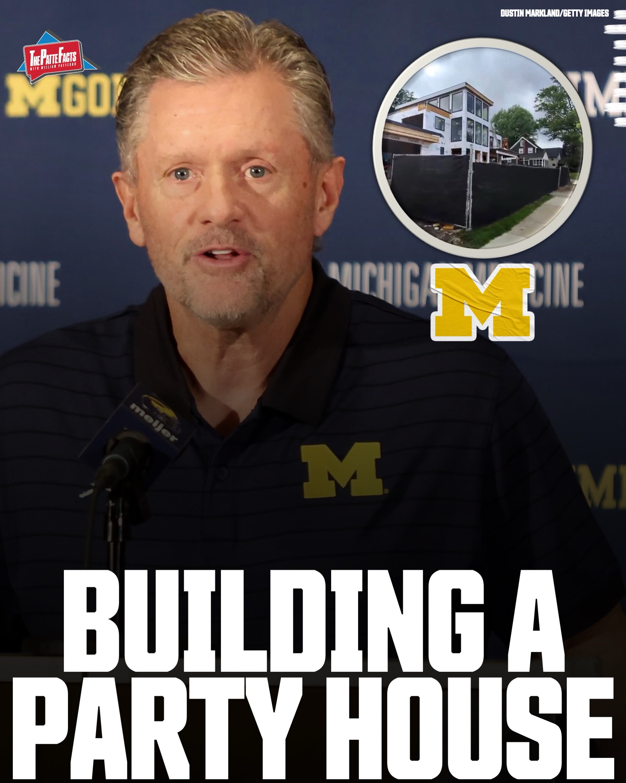 12 Michigan Football fans are building a “PARTY HOUSE” next to The Big House 😳

The Ann Arbor tailgating scene may have just received a new competitor.

12 Michigan Football fans are building a “party house” two doors down from The Big House, setting up for an elite college football weekend experience.

The user who posted the video is unknown to us, but Wolverines reporter Brice Marich shared the video online and it looks like an incredible time waiting to happen.

The person in the video described the house as the “most unique project going on in Ann Arbor right now,” and stated that he was told that you can pay a $10k per year membership to use the house throughout the year.

The price to party just went up.

How much would you pay to stay at the party house?🤔

Photo attribution on slides.

#collegefootball #cfb #cfb26 #cfb25