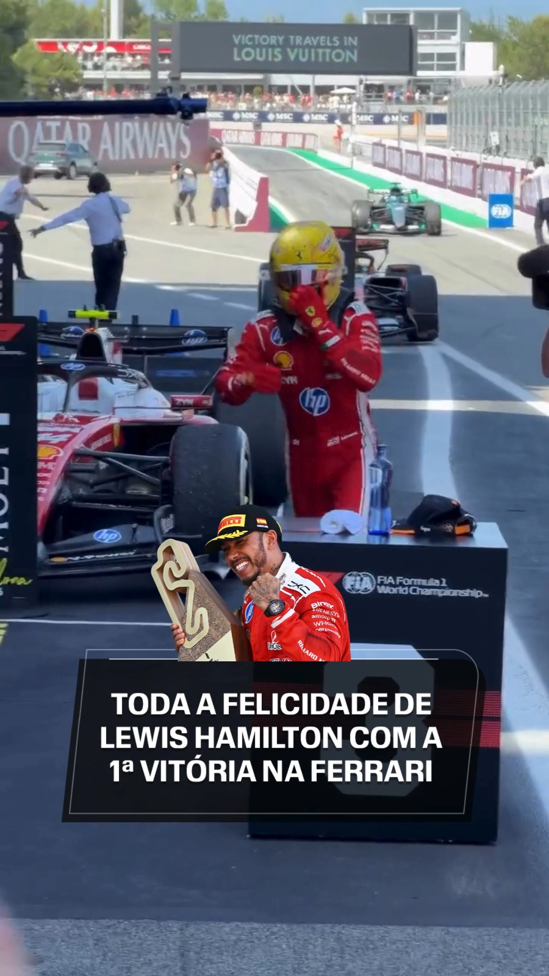 ELE TÁ FELIZÃO!

Lewis Hamilton conquistou sua primeira vitória com a Ferrari no GP de Barcelona e foi para os braços da equipe.

🎥 @scuderiaferrari 

#F1NaESPN #formula1