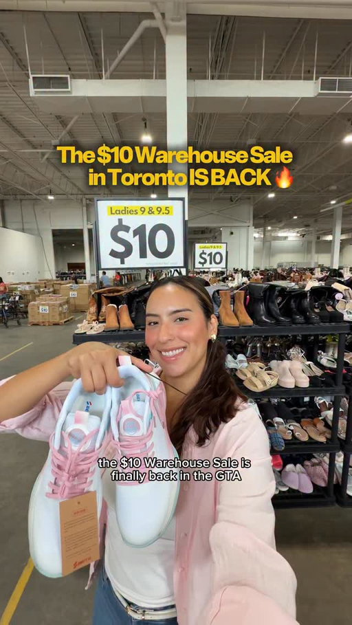 Looking for affordable summer shopping?👀 Find thousands of brand-new shoes, clothing, and more for $10 or less in Mississauga before the sale ends June 16. 🔥🛍️

📍LOCATION: The International Centre – Hall 6 (6900 Airport Rd, Mississauga, ON)

🗓️ Open NOW until June 16

⏰ HOURS: 10AM–9PM DAILY

💳 PAYMENT OPTIONS: Credit, debit, and cash accepted.

🚘 FREE ENTRY & FREE PARKING