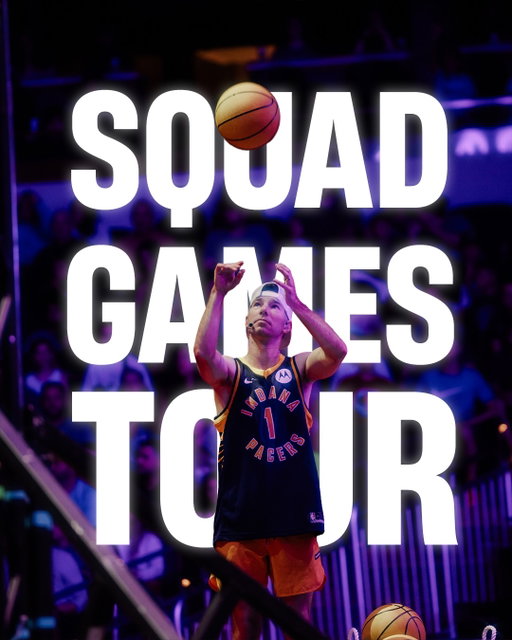 22 CITIES. THIS SUMMER. SQUAD GAMES STYLE.

We’re back and competing in a 7 Game Series vs. some of the biggest athletes & creators! @thesavbananas, @harlemglobetrotters, @markrober, @zachking, @timtebow and a LOT MORE.

Tickets are going quick and start at $30 ALL-IN! First show kicks off June 25th - Bring your friends & family and get your TICKETS NOW at DudePerfect.com/TOUR