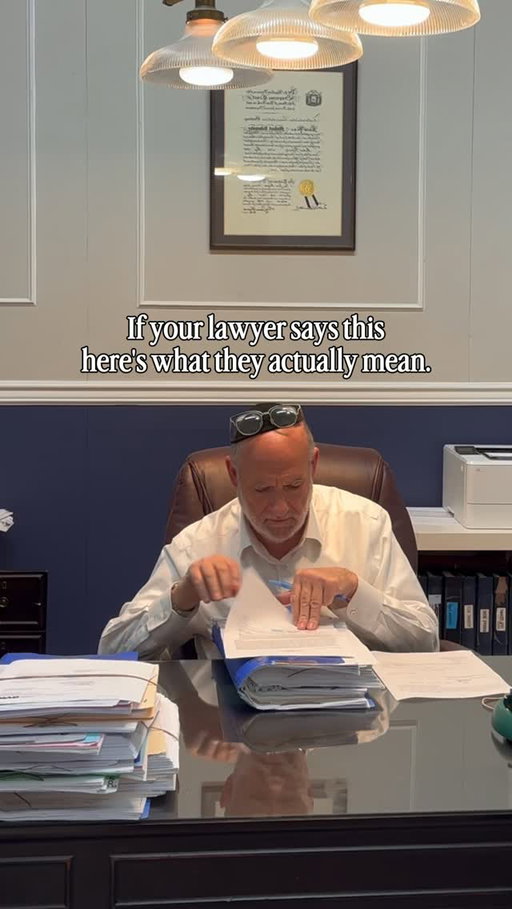 3 things your personal injury lawyer might say, and exactly what to do when they do.

“No further statement is necessary,” ends the conversation. Do not give anyone a recorded statement or casually discuss what happened.

“Liability is under investigation,” does not admit fault. Do not discuss fault with the other driver, their insurance company, or on social media.

“Damages have not yet been determined,” means your injuries may still be developing. Signing or accepting anything now could settle your case for far less than it is worth.

Your lawyer is not speaking in code. They are protecting you.

📞 Ribowsky Law: (516) 531-7833. All 5 boroughs. Free consultation.

Tag someone going through a personal injury claim right now. 👇