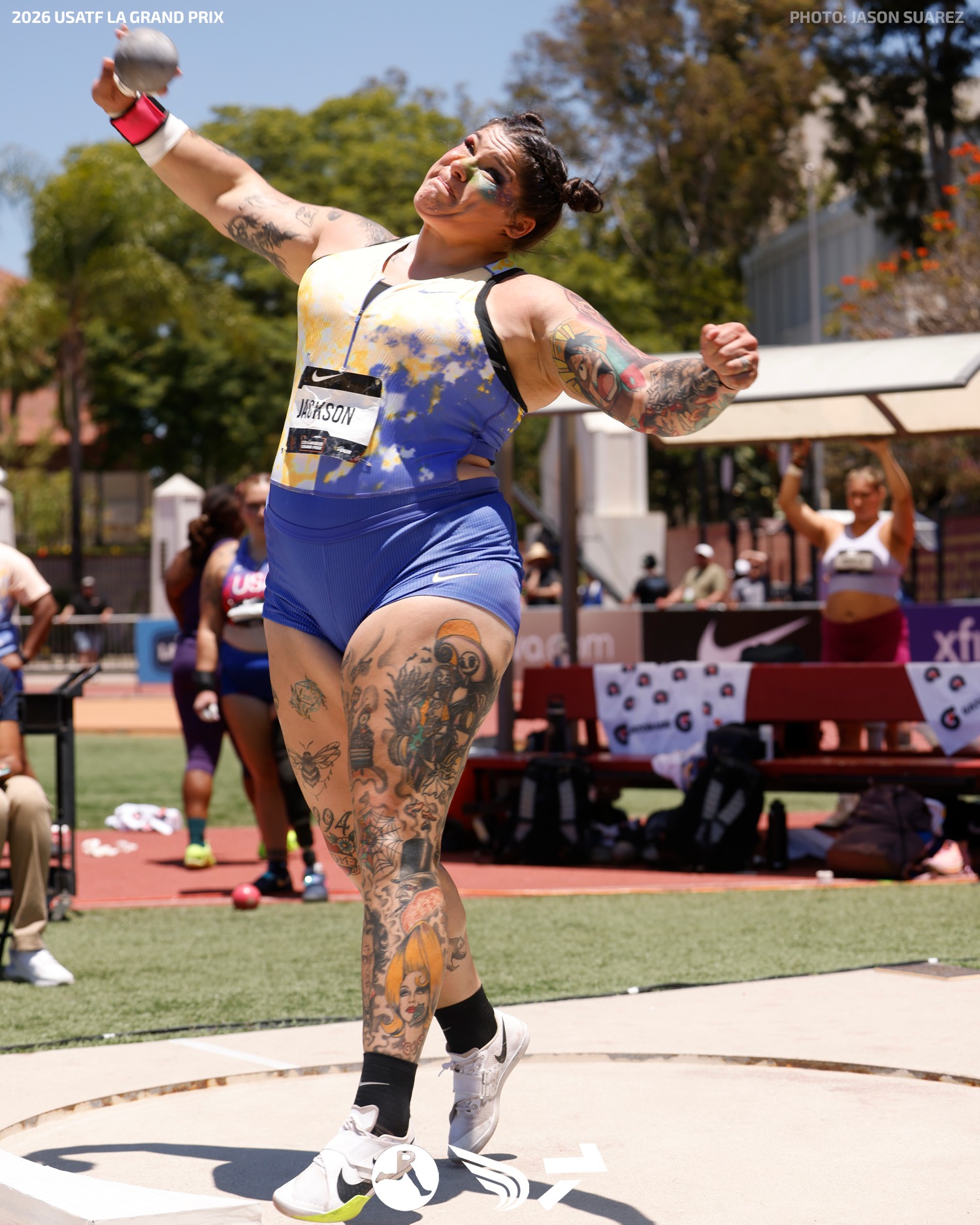 Where the stars hope to be in 2028!

Kicking things off from the USATF LA Grand Prix is 🇺🇸 Chase Jackson in the women's shot put, throwing a meet record 20.53m (67-4.25).

📸: @notafraid2fail