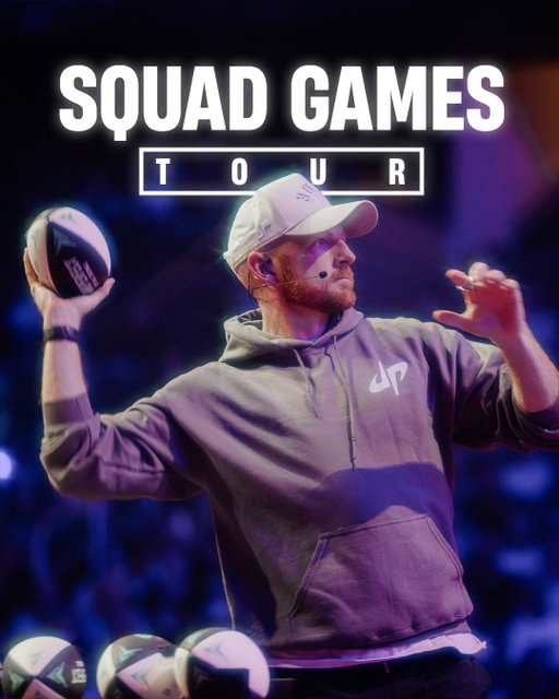Pumped for our NEW Squad Games Tour THIS SUMMER. We’ll be competing in a 7 Game Series vs. competitors like @thesavbananas, @harlemglobetrotters, @markrober, @zachking, @timtebow + more. 

Can’t wait to see you all live in-person! First show kicks off June 25th - get your TICKETS NOW at DudePerfect.com/TOUR