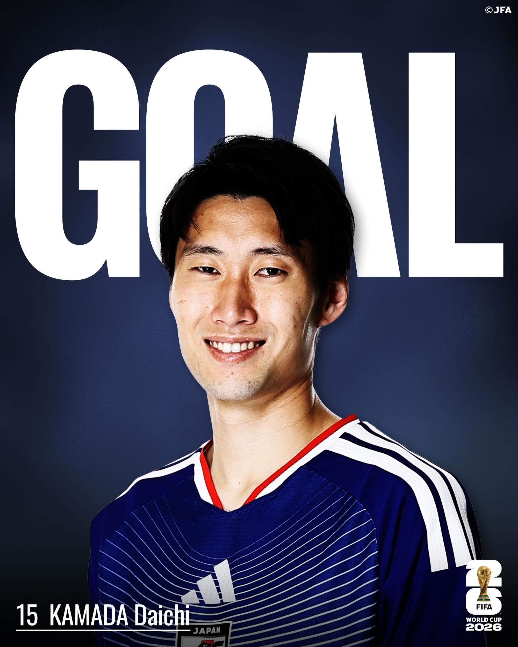 🔹𝗚𝗢𝗔𝗟🔹️

後半43分
15 鎌田大地

🏆FIFAワールドカップ2026™
⚔グループステージ第1節
🇯🇵SAMURAI BLUE 2-2 オランダ代表🇳🇱

📺NHK総合
📱DAZN

@FIFAWorldCup
#最高の景色を #サッカー日本代表
