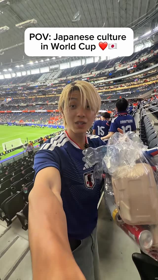POV:Japanese culture in World Cup ❤️🇯🇵