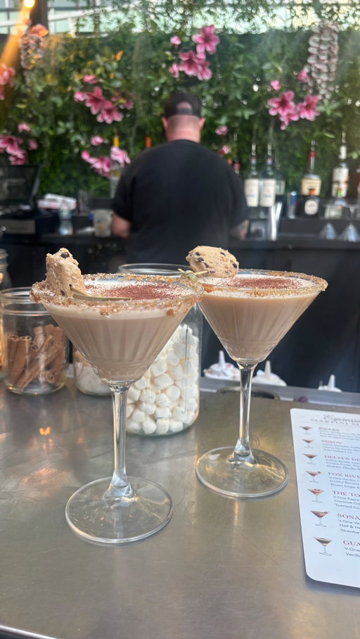 A garden patio for cocktails specializing in espresso martinis in Beacon Hill, just in time for summer 🍸☕️

We stopped by the opening night of this new outdoor drink offering at the Liberty Hotel because I cannot resist a fun espresso martini menu. Mine came with a garnish of cookie dough on the side (yum).

Seating was limited here but eventually freed up; the drinks were $14 which felt pretty reasonable for an espresso martini. Maybe it was an opening night rush, but it did take forever to be able to order and get our drinks. There was standing room and a DJ going too so a few options if you wanted something super serene or a little more upbeat.

Definitely can see the girls coming here to take cute pics and have a fun dessert cocktail, just be prepared for a little bit of a wait for both drinks and seating if you want it.