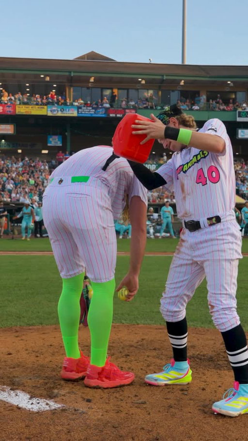 Just needed a little extra gas in the tank 😅

#partyanimals #funny #skit #baseball #viral