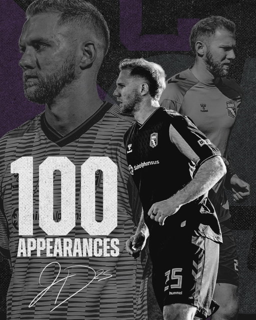 Congratulations to Jake on his 100th USL appearance yesterday 👏👏