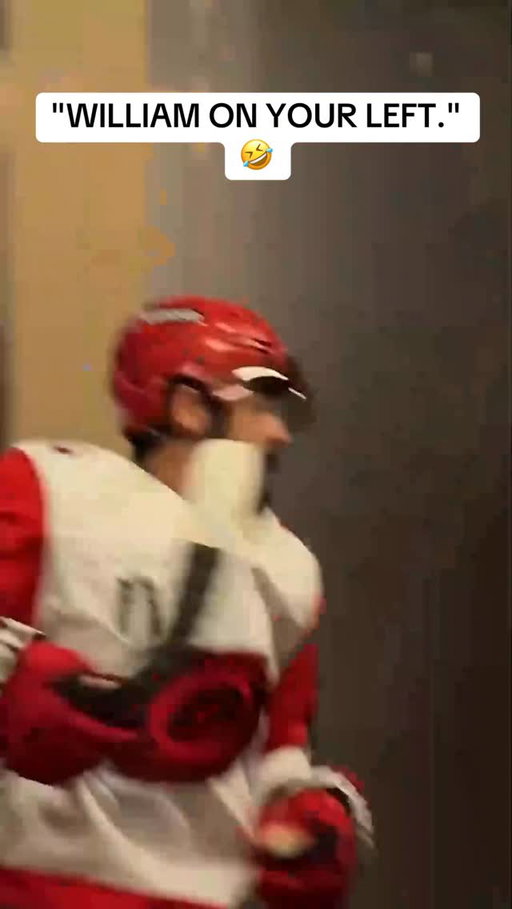 Seth Jarvis was READY to get on the ice for Game 6 of the #StanleyCupFinal! 😅