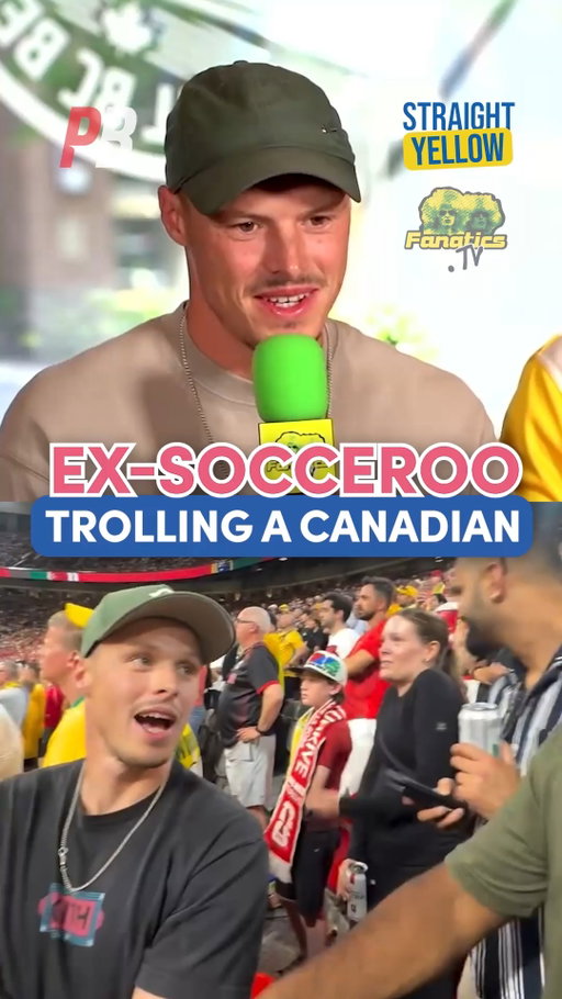 Glad we had an expert in the crowd to help @bradsmith_94 😂 

#straightyellow - daily episodes coming to you from on the ground in Canada & the USA.

Adam Peacock, Aaron Mooy, Brad Smith & Alex Tobin cover the World Cup on & off the pitch.

#football #worldcup #fifa