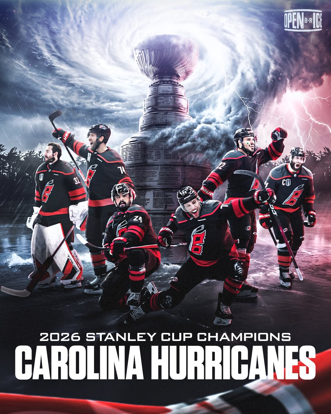 THE CAROLINA HURRICANES HAVE WON THE STANLEY CUP 🔥🏆

20 YEARS AFTER THEIR FIRST, THEY’RE BACK ON TOP OF THE HOCKEY WORLD 🌀