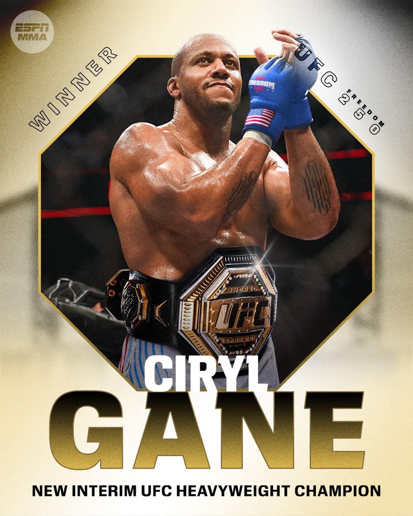 CIRYL GANE HAS DEFEATED ALEX PEREIRA AT THE WHITE HOUSE 😱

WHAT A PERFORMANCE 🏆 #UFCFreedom250