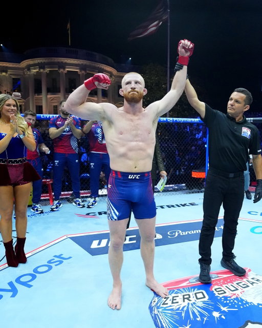 Top Moments in my life:
1.) Marrying my wife
2.) Birth of my two kids
3.) KO on the White House Lawn

Grateful to be a part of one of the most historic sports events ever. Thank God, my family, my team, my country, and every single person who has been a part of this journey. God Bless 🙏🏻

“The thief comes only to steal and kill and destroy; I have come that they may have life, and have it to the full.” - John 10:10