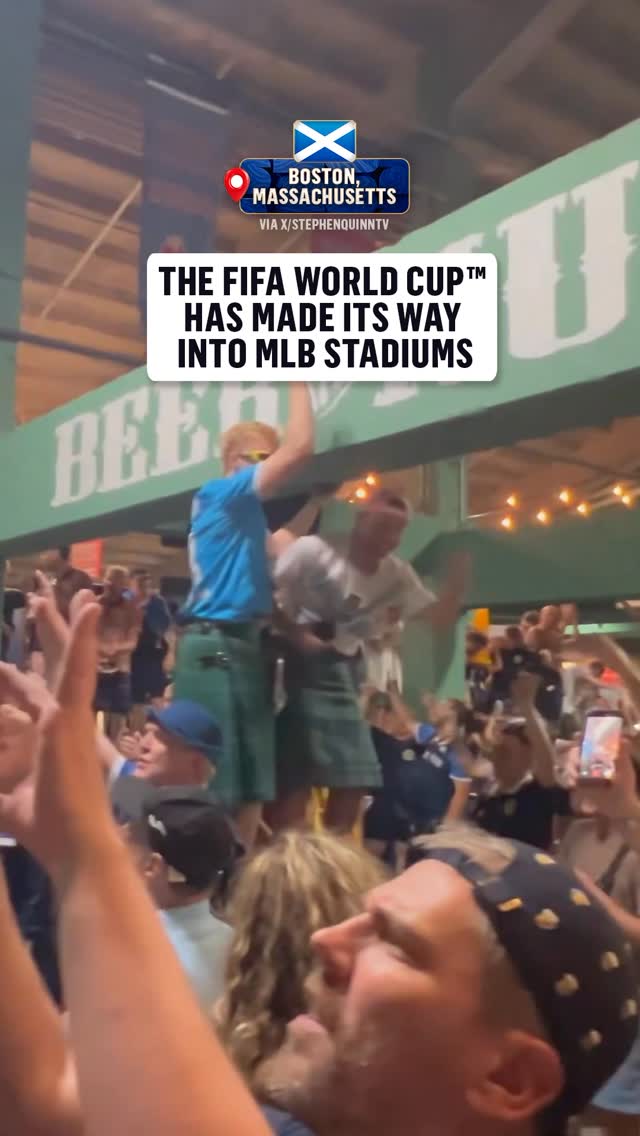 The Tartan Army takeover of Fenway was unbelievable tonight

(via X/stephenquinntv)