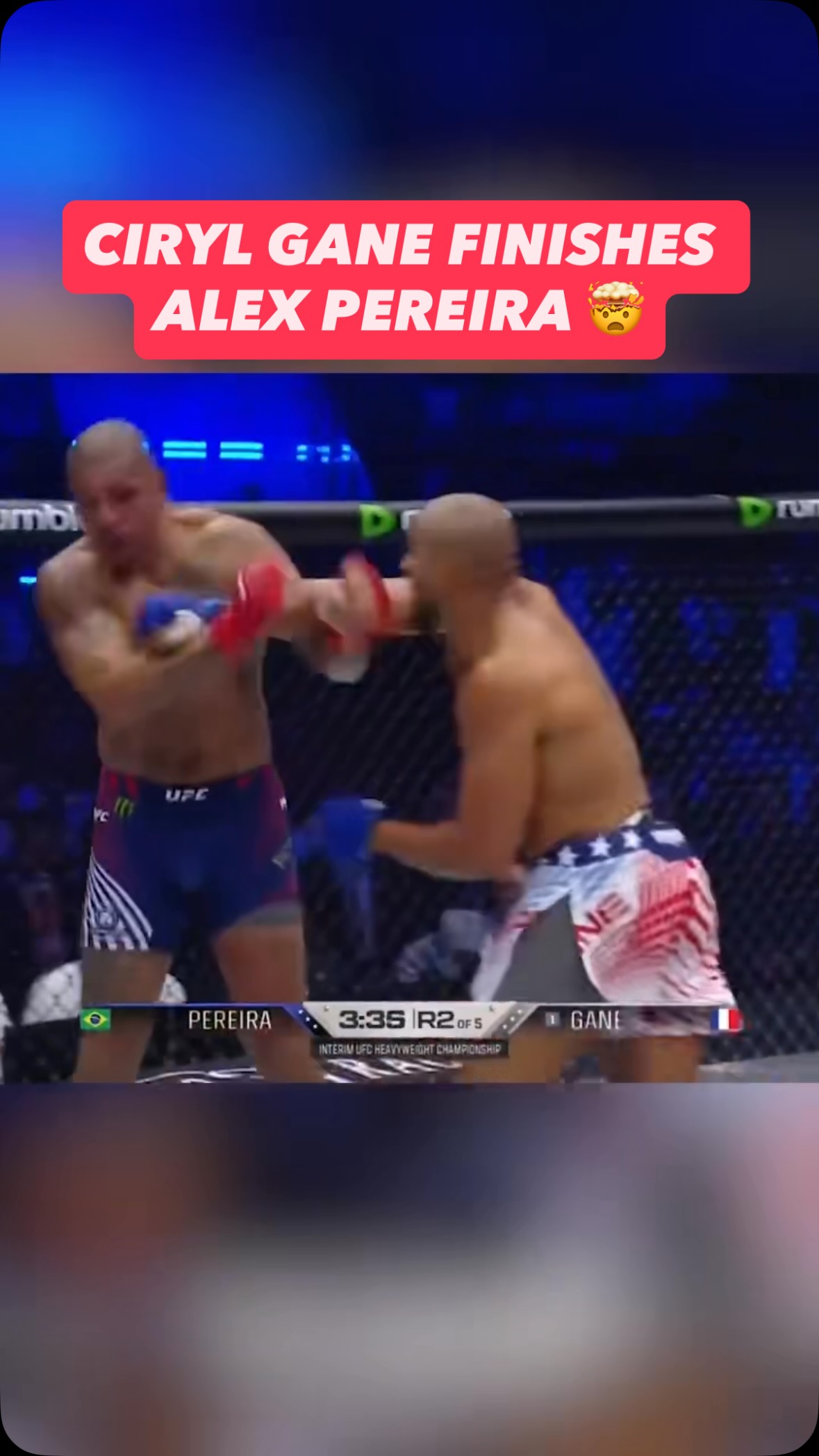CIRYL GANE DOES IT! 🤯🔥

#cirylgane #ufc #culture #ufc250 #viral