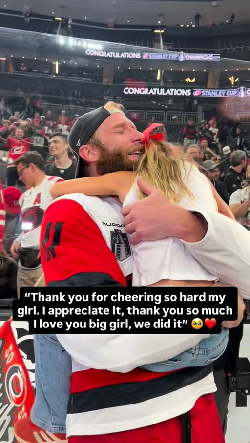 The absolute SWEETEST moment of tonight❤️ 

This is what it’s all about. 

Congratulations to Captain Jordan Staal and the Carolina Hurricanes on becoming 2026 Champions 🏆

#TickPick #stanleycup #hurricaines #nhl #nhlplayoffs