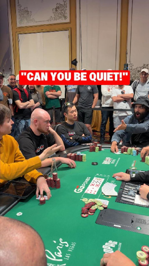 Kabrhel and Zamani Come to Blows

We’re down to the final three tables in the $10,000 Super Turbo Bounty, and Martin Zamani has had enough of Martin Kabrhel’s tanking.

In the middle of a big pot, tensions boil over and the two get into a heated exchange!
