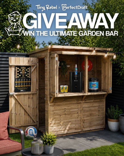 ⏰ ENDED ‼️ The winner is @jim_merry_photography Congratualtions Jim!🎉

⚽🍻 GIVEAWAY TIME 🍻⚽

We’ve teamed up with @perfectdraftuk to give one lucky winner the ultimate garden bar setup ahead of the World Cup.

What’s up for grabs?
🏡 1x Shiplap Pressure Treated Garden Bar
🍺 1x PerfectDraft PRO Machine
🌴 3x PerfectDraft Clwb Tropica Kegs
⚽ 1x Official FIFA World Cup 26™ A1 Wall Chart
⚽ 1x Official FIFA World Cup 26™ Trionda Training Ball
🍻 1x Bar Runner
🍻 1x Tiny Rebel Tap Handle
🍻 1x Tiny Rebel Bar Sign
🍻 2x Tiny Rebel Branded Glasses

To enter:
✅ Follow @tinyrebelbrewco AND @perfectdraftuk
✅ Like & share this post to your story
✅ Tag a mate in the comments below

That’s it.
One winner.
One ridiculously good match-day setup.
Good luck. 

18+ only. Full T&Cs via Tiny Rebel’s website.