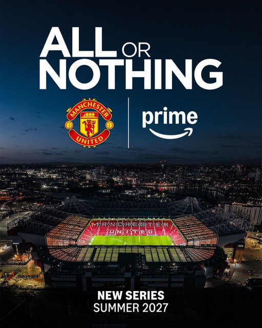 🎥 ALL OR NOTHING: Manchester United 🔴

Giving viewers unprecedented access to one of the world’s most prestigious football clubs 🍿👀

🎥 A documentary following the Red Devil’s 2026-27 season, coming to Prime Video globally next summer ⚽️🔜