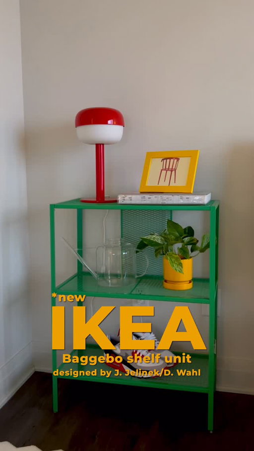 .
Limited colour emergency🚨

The BAGGEBO shelf unit, designed by Johanna Jelinek and David Wahl, got a new color and I'm here for it. 

Made of a metal frame combined with mesh shelves, the BAGGEGO previously got released in red, white and for a limited time in green. 

Who's loving this one as much as I do? 🙋🏻‍♂️

Save for later ✨✨✨

#ikeapersonalshopper #shelfiedecor #ikea購入品 #homeinspo #decoracão 

@ikeacanada @ikeaswitzerland @ikea @ikeadanmark @ikeafrance @ikeausa @ikeaitalia @ikeadeutschland
