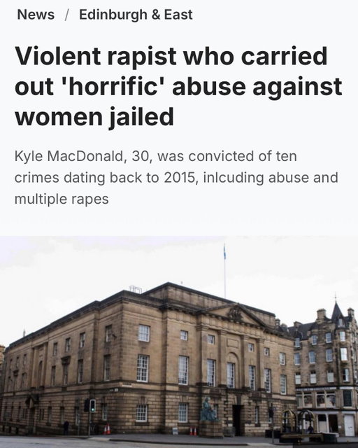 White man sentenced for violent abuse and rapes against women for a decade …….

Very much looking forward to wee Thomas Kerr telling us how terrible this is and this man should not get the benefits of living in this country.

Wee Thomas telling us how we need to protect women and girls ..from these illegal ….. oh wait he is white British …

Thomas will say nothing ……… 

I wonder what language wee Tommy boy is going to use when discussing this .

Lads in the masks ……/ their mothers tights …. Will you take to the streets to show solidarity with women and girls …..
Naw ….. didn’t think so.