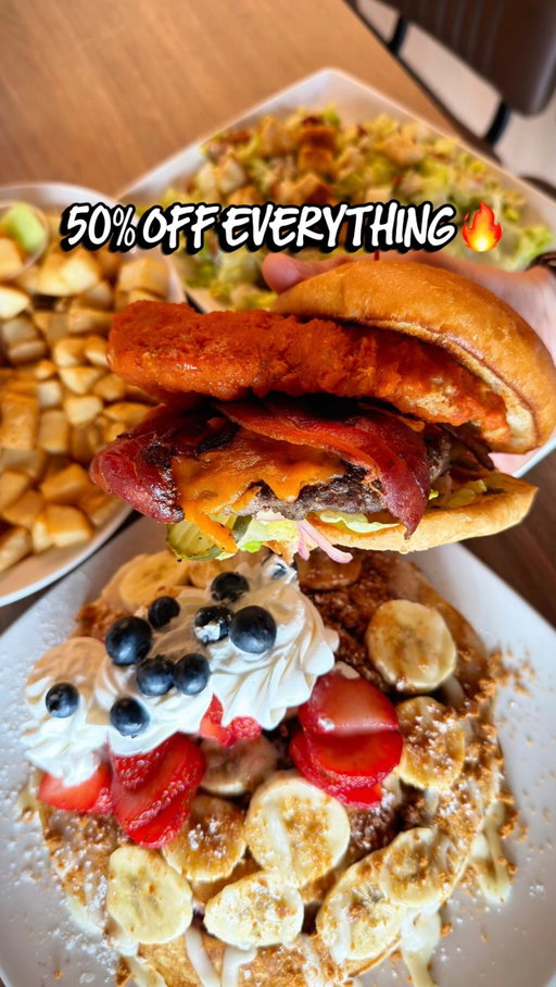 National Stacked Day is almost here, and that means 50% OFF the entire menu at all Stacked Pancakes locations! 🥞🔥

So if you’ve been thinking about trying the @stackedpancake or there’s been something on the menu you’ve been wanting to order, this is definitely the time to do it because literally everything is 50% off.

I stopped by the new St. John’s location at 46 Kenmount Rd and tried the Banana Berry Cheesecake Pancakes, Stacked Burger & Hot Honey Chicken Benedict, and I can honestly say every single thing was incredible🤤

Mark your calendars for June 25th, grab a friend, come hungry, and take advantage of one of the best deals of the year!

Now I want to know… Have you tried Stacked before? If so, what’s your go-to order? 👇

#NationalStackedDay #StackedPancakeHouse #Foodie #BrunchVibes #BreakfastLovers