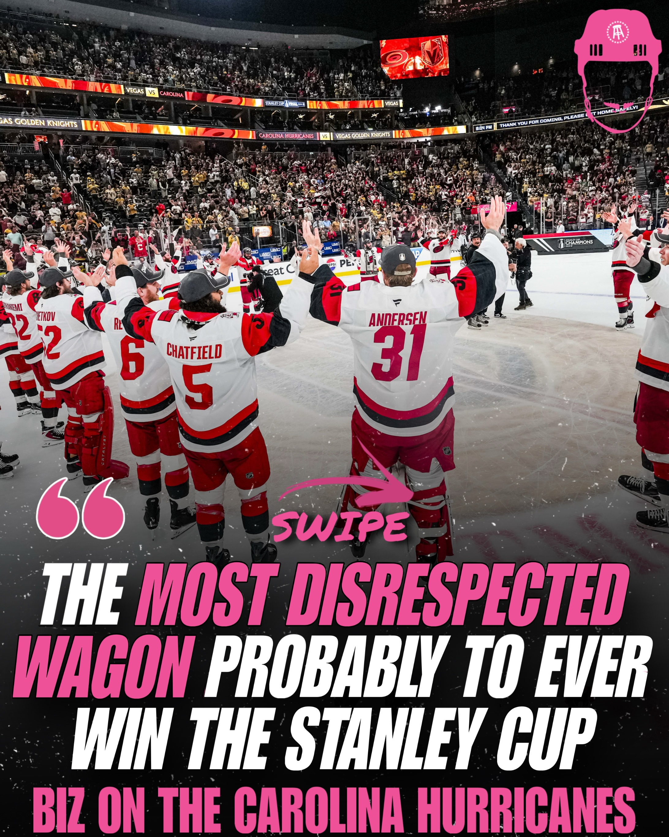 Put some RESPECT on the Carolina Hurricanes’ 16-3 Stanley Cup run 🔥