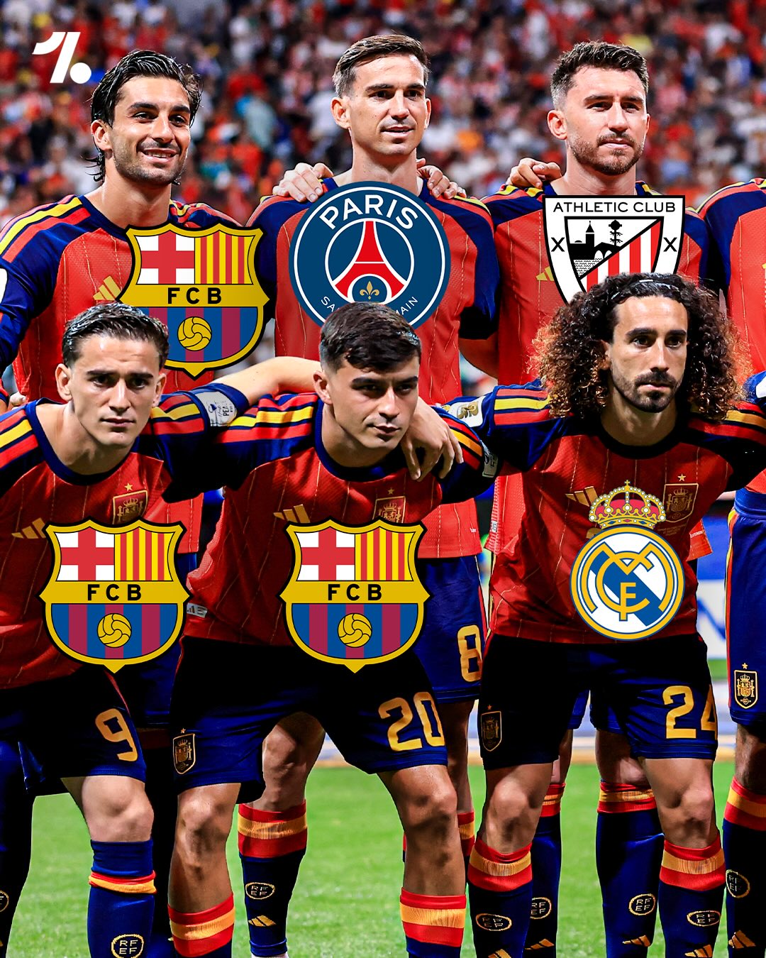 Spain now officially have a Real Madrid player in their squad for the 2026 World Cup after Marc Cucurella’s transfer was confirmed prior to the opening match against Cape Verde 😅⚪️