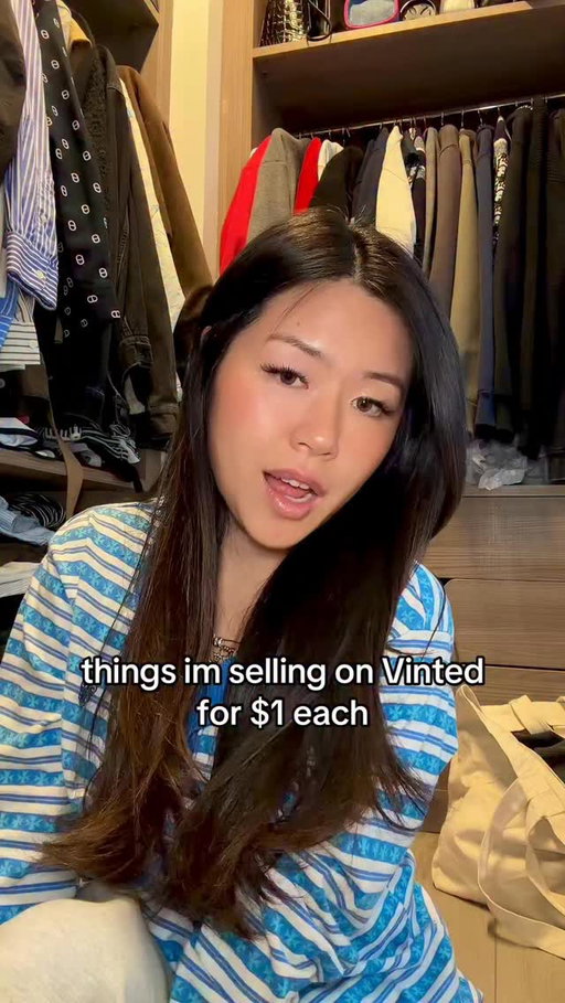my $1 per item sale goes live June 17th 10AM EST, download @vinted & follow me to shop: MeiiLeungg ! Free shipping for S/M/L packages, all carriers. U.S. domestic route only. While offer lasts + no sellers fee if you wanna start decluttering! #ad #vintedpartner #vinted