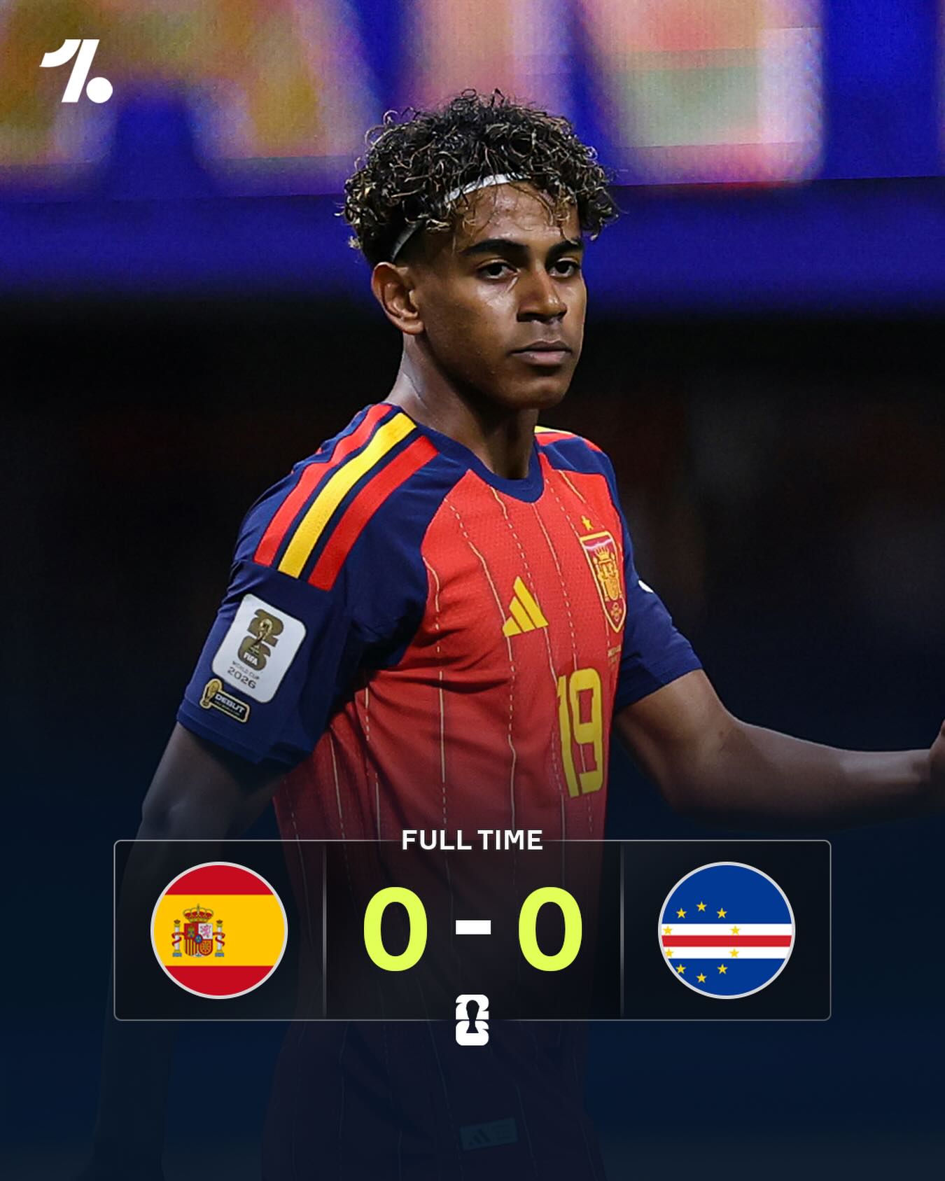 Cape Verde hang on for a HUGE draw against Spain in their opening World Cup game 👏🇨🇻

A major blow for pre-tournament favourites Spain 😬