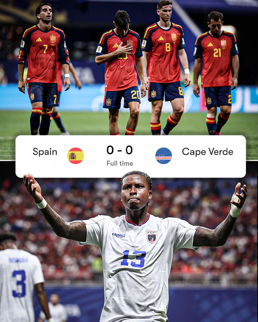 CAPE VERDE EARN THEIR FIRST-EVER POINT AT A WORLD CUP AND DO IT VS. ONE OF THE FAVORITES 🤯